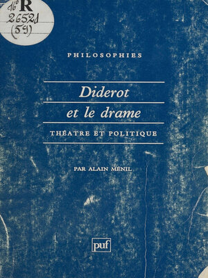 cover image of Diderot et le drame